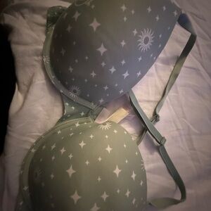 Victoria's Secret Starry Sky Bra - Light Green